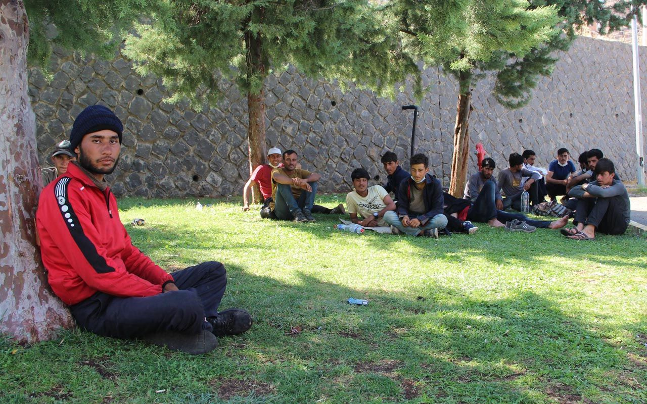 Kaçak göçmenlerin umut yolculuğu Diyarbakır'da son buldu