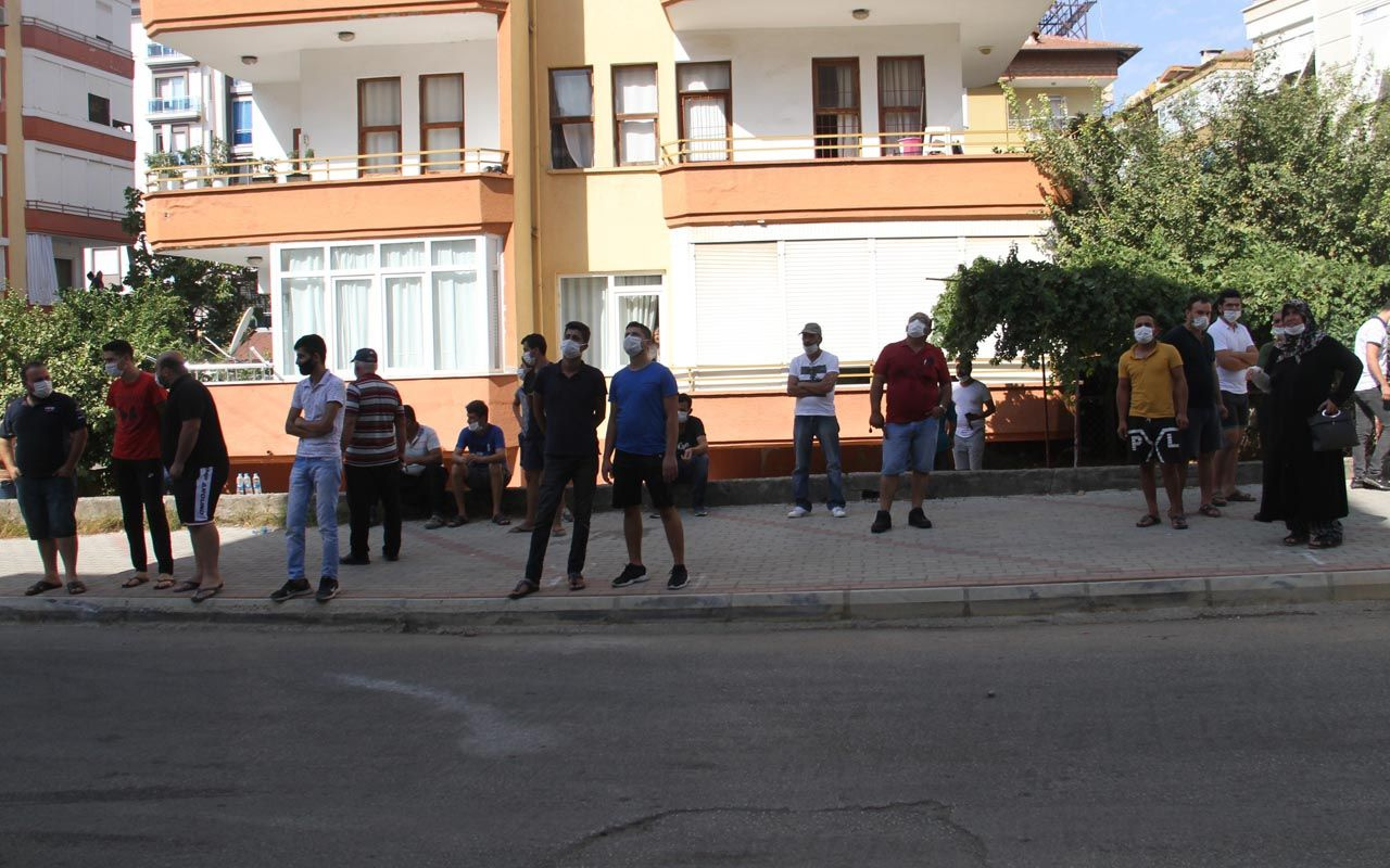 Antalya'da inşaat işçileri intihara kalkıştı 'Köpek bağlasan durmaz'