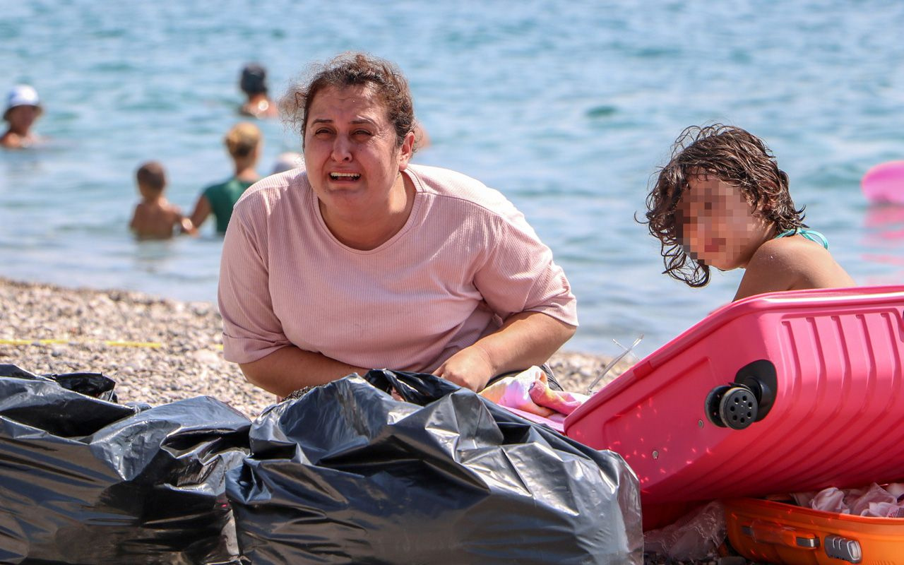 Antalya'da sahilde 'Ölmek istemiyorum' diye ağlayan kadın koronavirüs pozitif çıktı