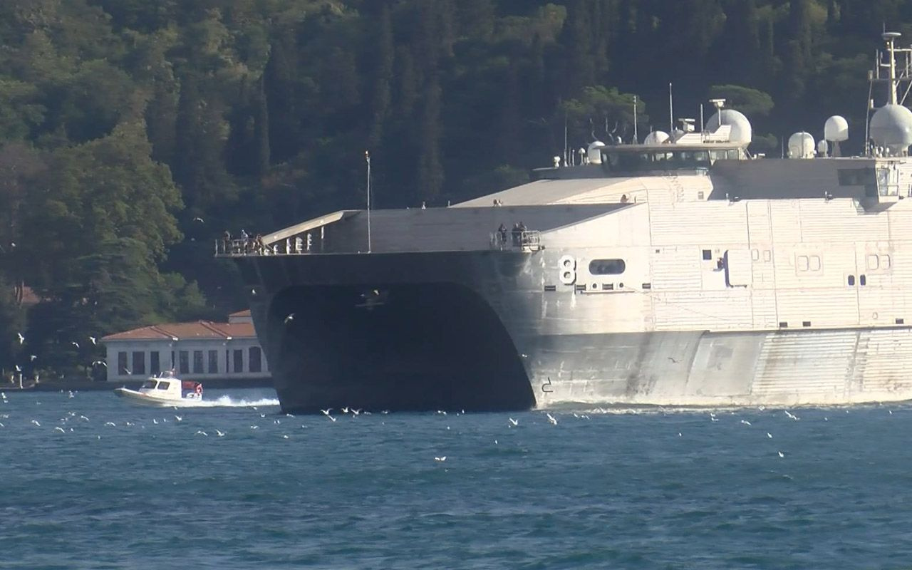 ABD'nin bir donanma gemisi daha Karadeniz sularına geçiş yaptı