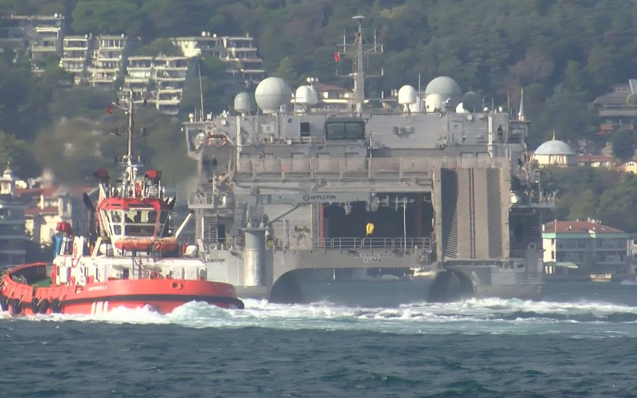 ABD'nin bir donanma gemisi daha Karadeniz sularına geçiş yaptı