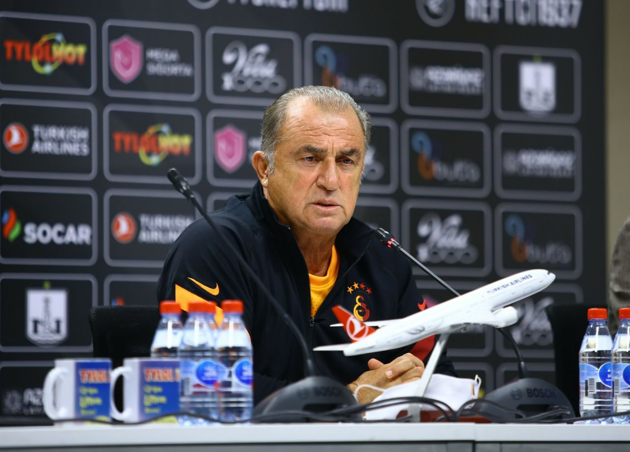 Galatasaray Teknik Direktörü Fatih Terim, Neftçi Bakü maçı öncesi konuştu