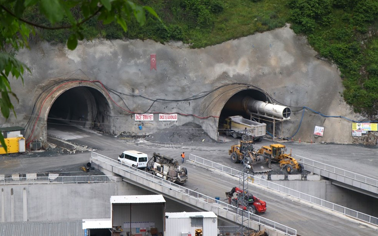 Avrupa'nın en uzunu olacak Zigana Tüneli'nde sona gelindi