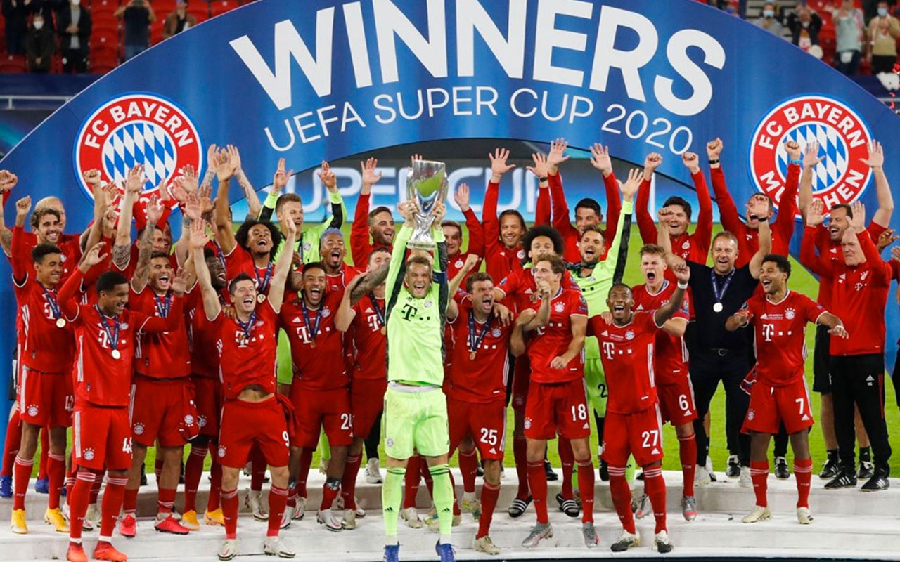 UEFA Süper Kupa'nın sahibi Bayern Münih