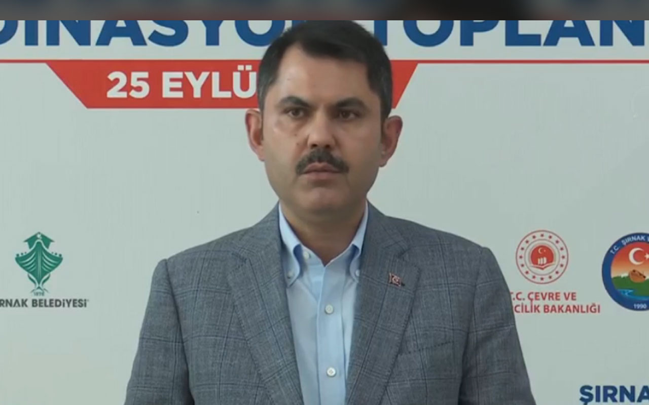 Bakan Murat Kurum: Hepimiz yeni Şırnak'ı konuşuyoruz