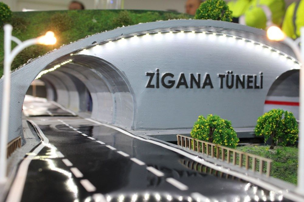 Avrupa'nın en uzunu olacak Zigana Tüneli'nde sona gelindi