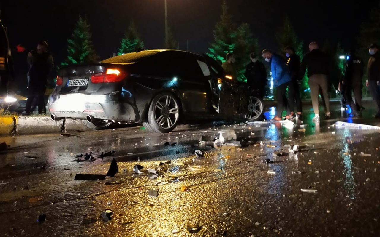 Erzurum'da dehşete düşüren kaza: Kaygan yolda 3 otomobili biçti
