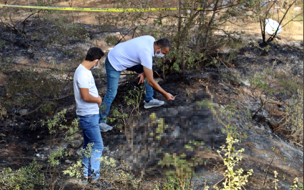 Antalya'da orman yangınından sonra bulundu! Görenler şok oldu