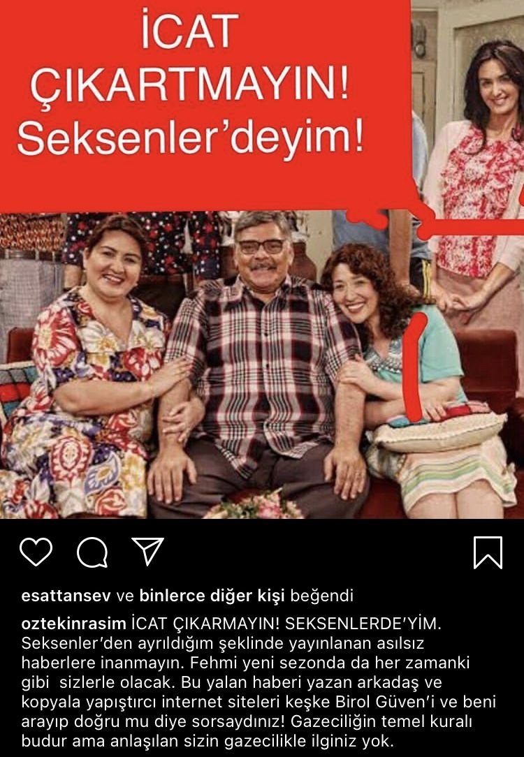 TRT 1 Seksenler dizisinden ayrıldığı iddialarına Rasim Öztekin açıklama getirdi