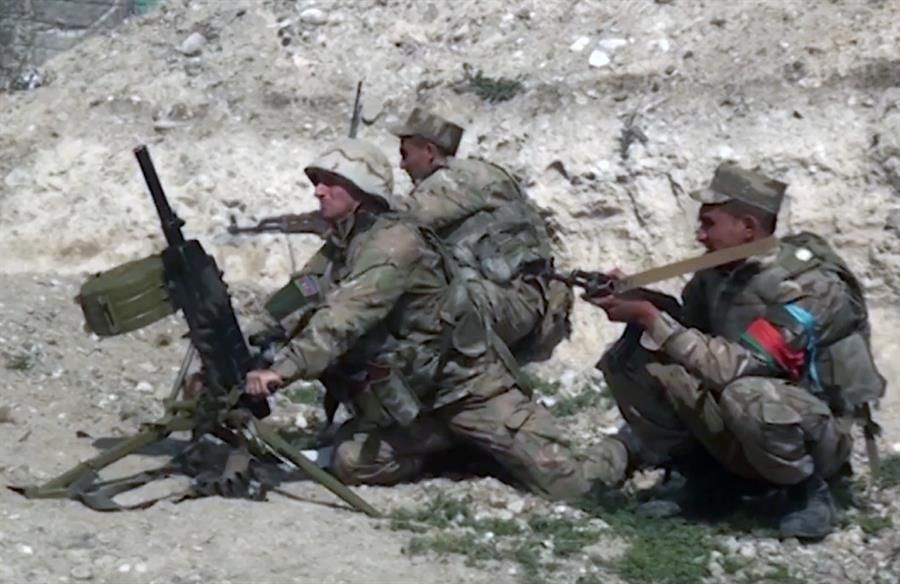 Ermenistan Azerbaycan cephe hattına saldırdı! Azerbaycan karşılık verdi