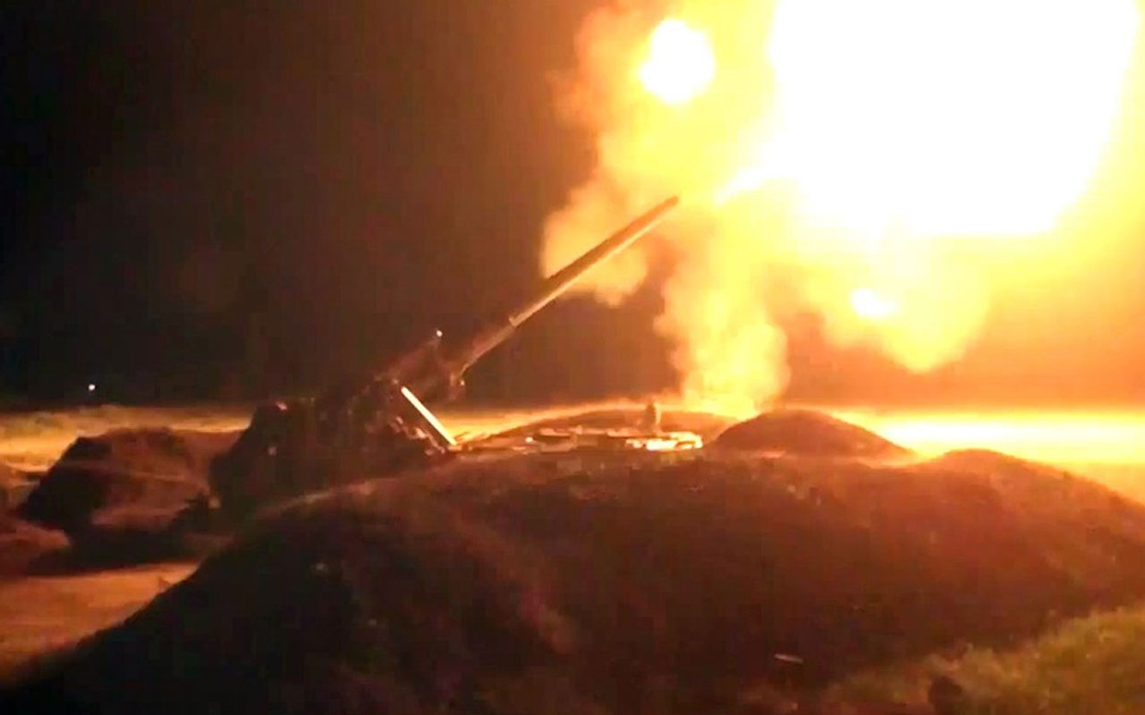 Azerbaycan ordusu Ermeni ordusuna ait 1 tankı ve 10 askeri daha vurdu