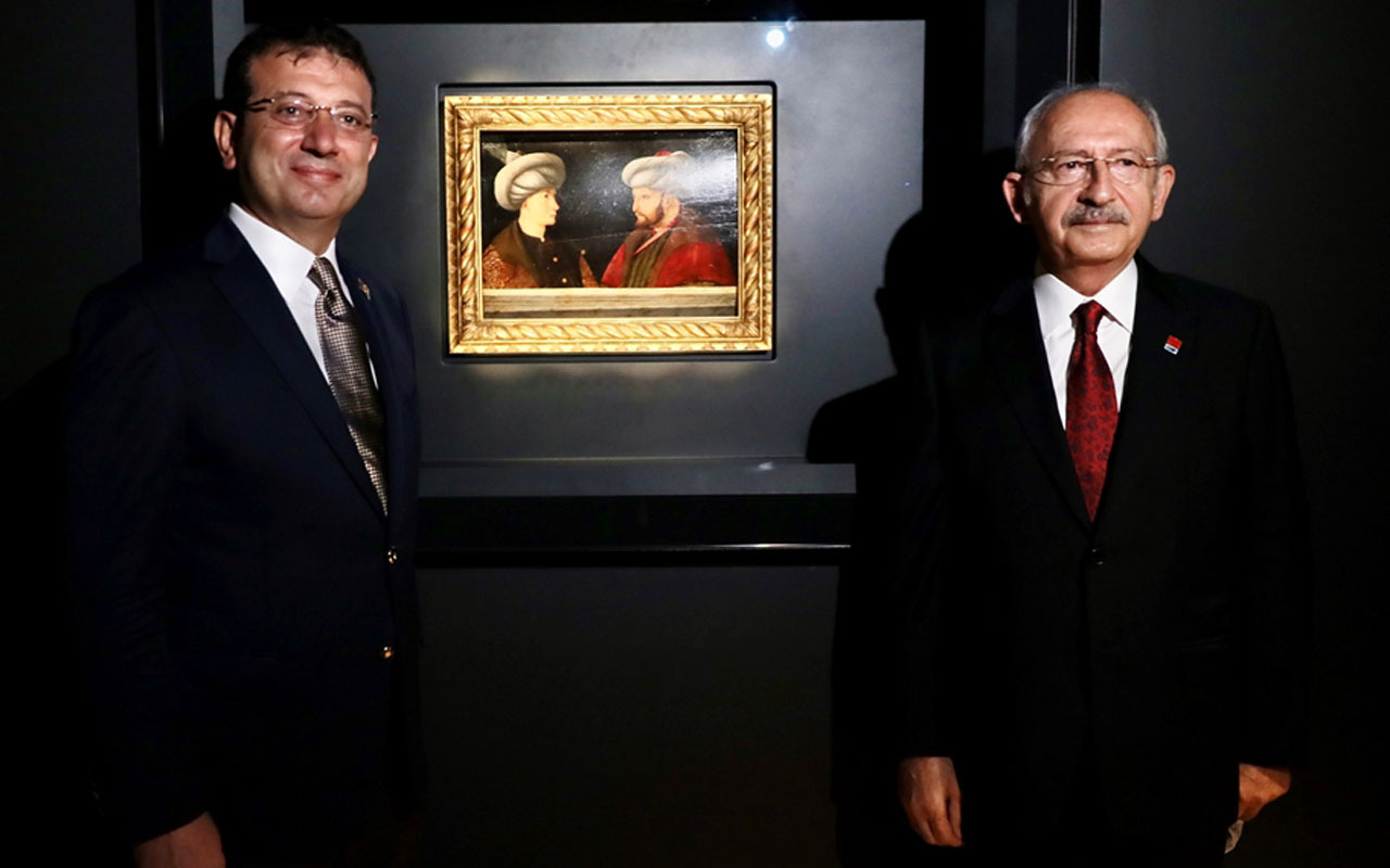 Kemal Kılıçdaroğlu Fatih Sultan Mehmet'in portresinin ön gösterimine katıldı