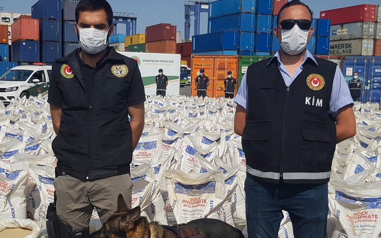 Kolombiya'dan İstanbul'a gelen gemide 228 kilo kokain ele geçirildi