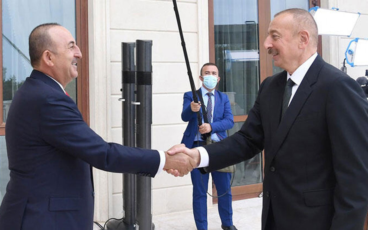 Bakan Çavuşoğlu, İlham Aliyev ile görüştü! Dağlık Karabağ gündemin en önemli maddesi