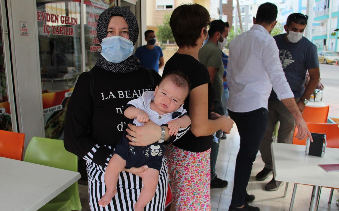 Antalya'da 3 aylık bebeği arabasına koyup öylece terk ettiler