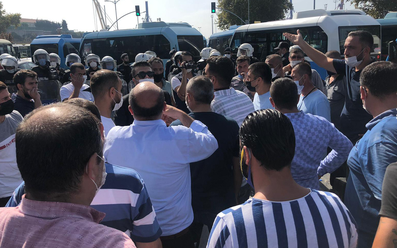 İstanbul'da minibüsçüler isyan etti! İBB'ye gitmek istiyorlar