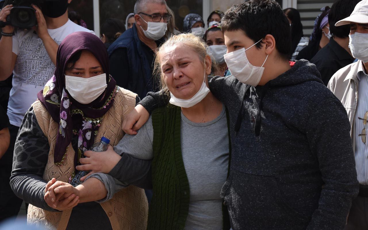 İzmir'de eşi tarafından öldürülen Bihter'in cenazesinde anne yürek yaktı: Sen son ol yavrum...
