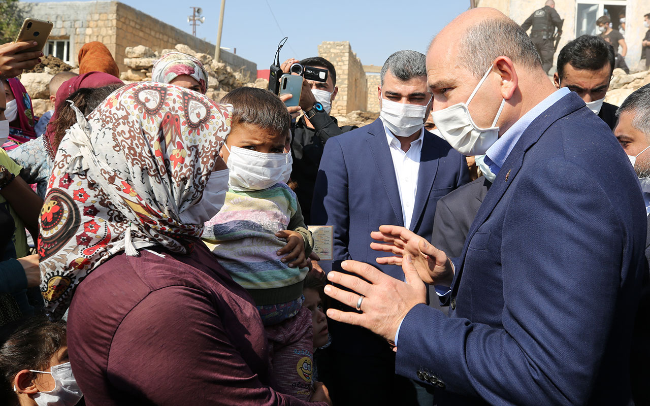 İçişleri Bakanı Soylu, Sakarya'da saldırıya uğrayan mevsimlik tarım işçilerini ziyaret etti