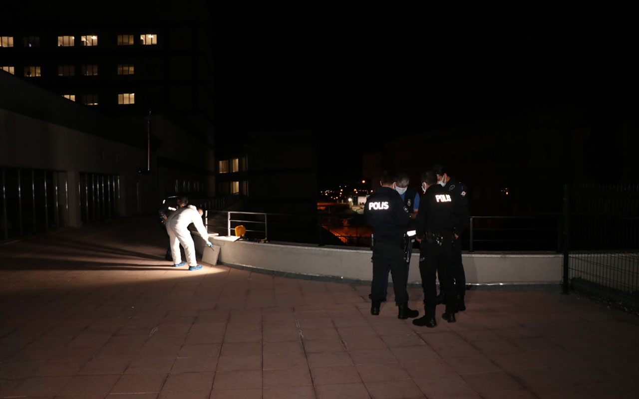 Erzincan'da korona hastası hastaneden kaçmak isterken balkondan düşüp yaralandı