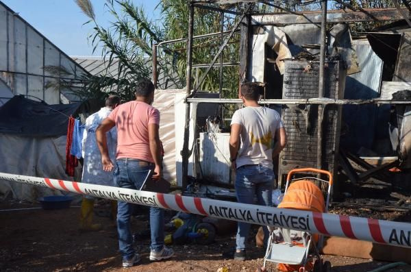 Antalya'da 6 aylık bebek çıkan yangında feci şekilde öldü! Babasın son bakışı yürek burktu