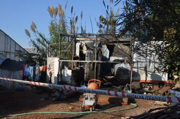 Antalya'da 6 aylık bebek çıkan yangında feci şekilde öldü! Babasın son bakışı yürek burktu