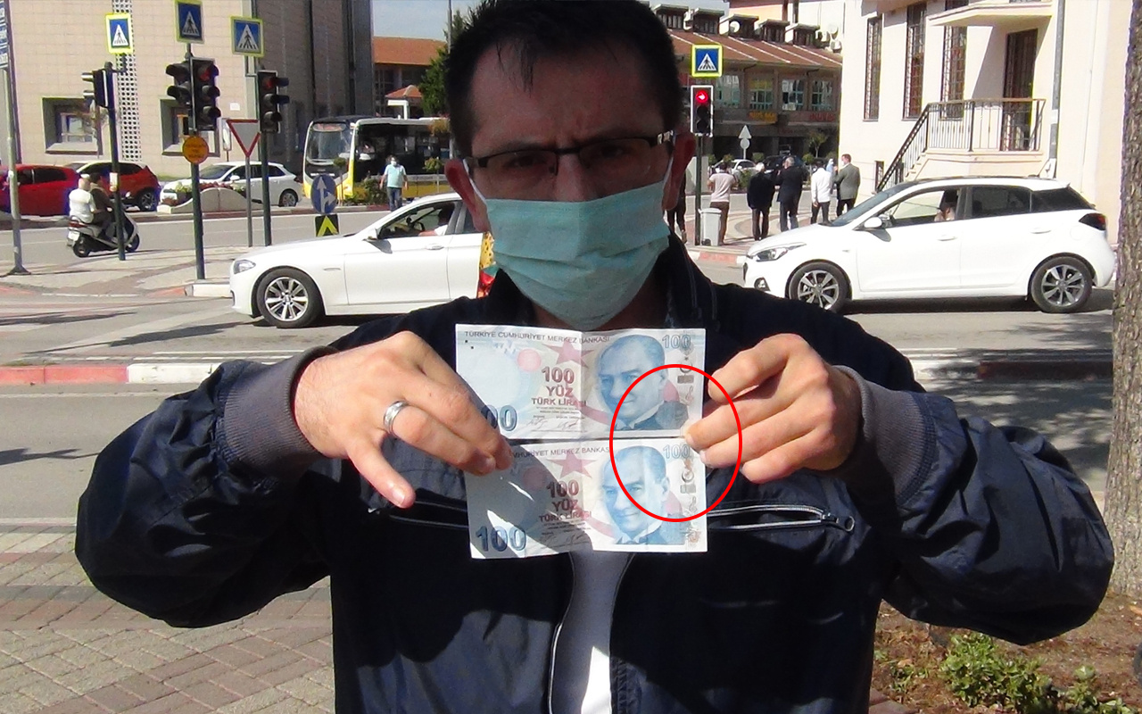 Bursa'da para çeken adam o detayı görünce gözlerine inanamadı