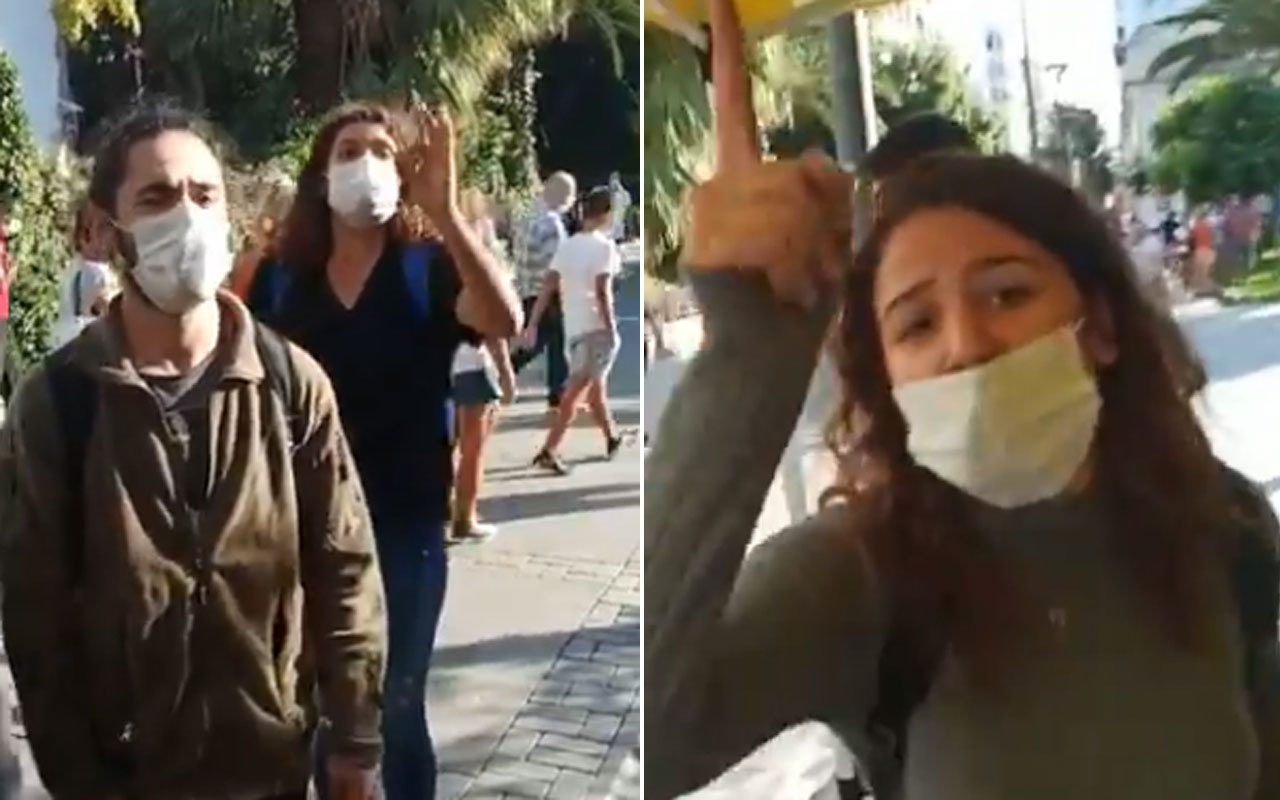İzmir'de AK Parti standına saldırdılar tepki çeken görüntüler kamerada