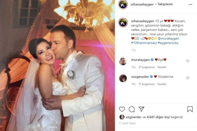 FOX TV Mucize Doktor oyuncusu Murat Aygen'den eşine romantik kutlama