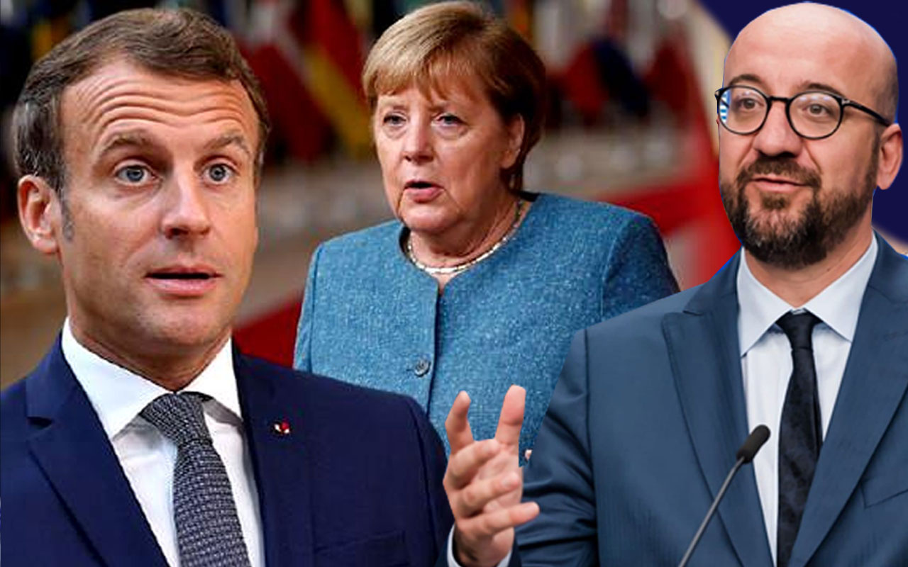 AB'de Oruç Reis hazımsızlığı! Michel, Merkel ve Macron birlik olup Türkiye'yi suçladı