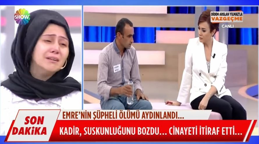 Didem Arslan'ın Show TV'deki programında canlı yayında sinir krizi