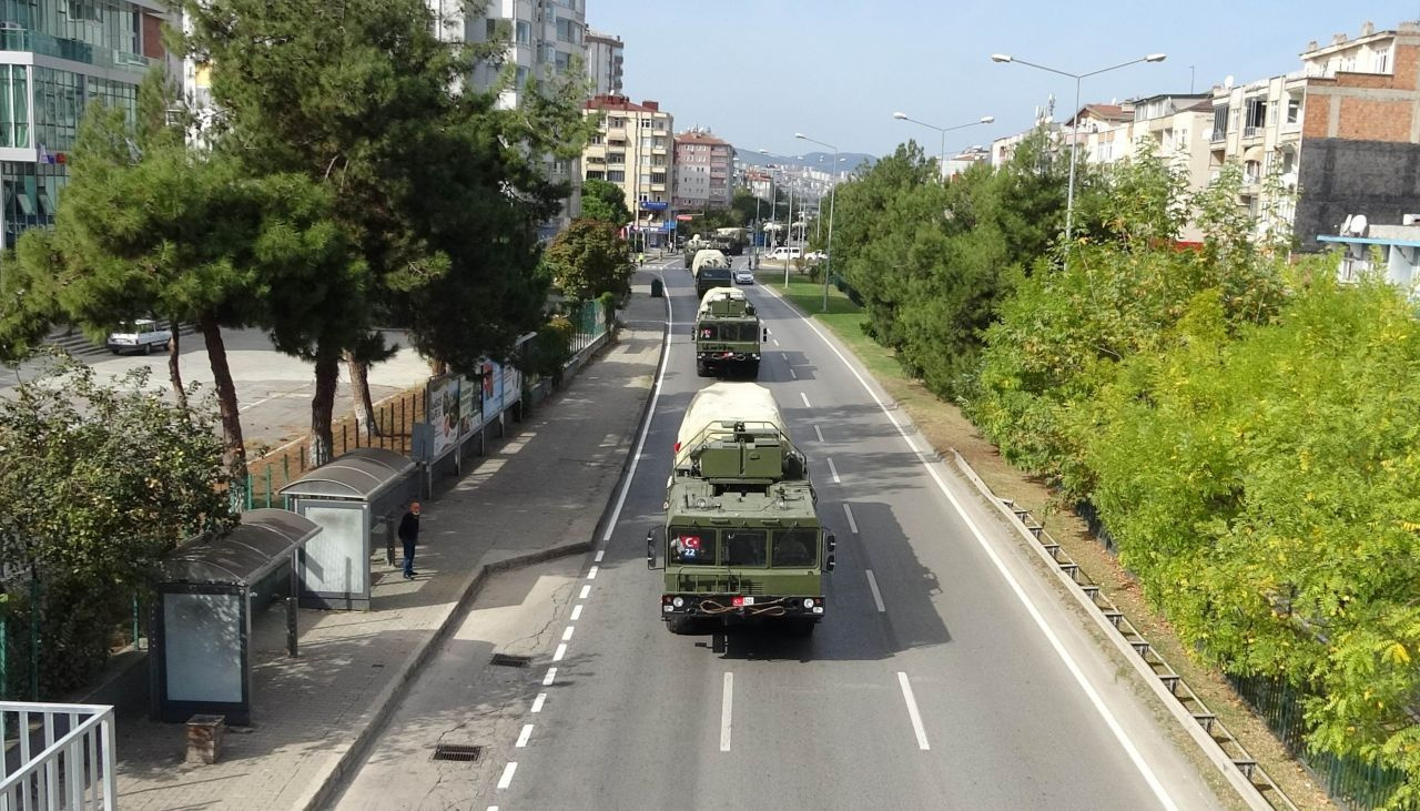 S-400'ler Sinop'ta test atışlarını başarı ile tamamlayıp Ankara'ya dönüşe geçti