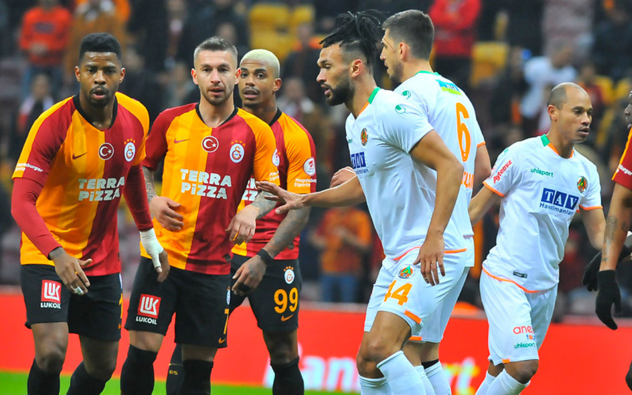 Galatasaray ile Alanyaspor 9. randevuda