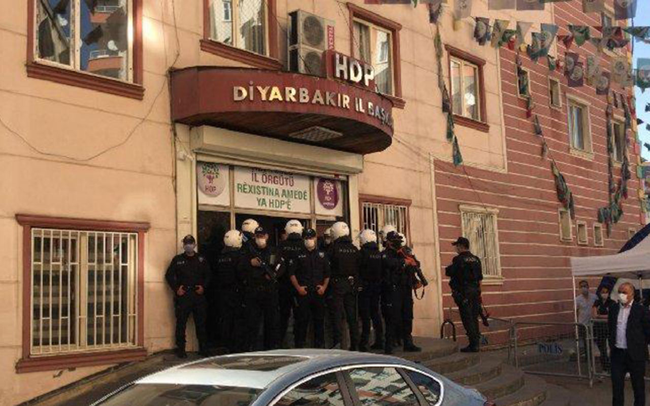 Diyarbakır'da HDP il binasına polis baskını! Aramalar devam ediyor