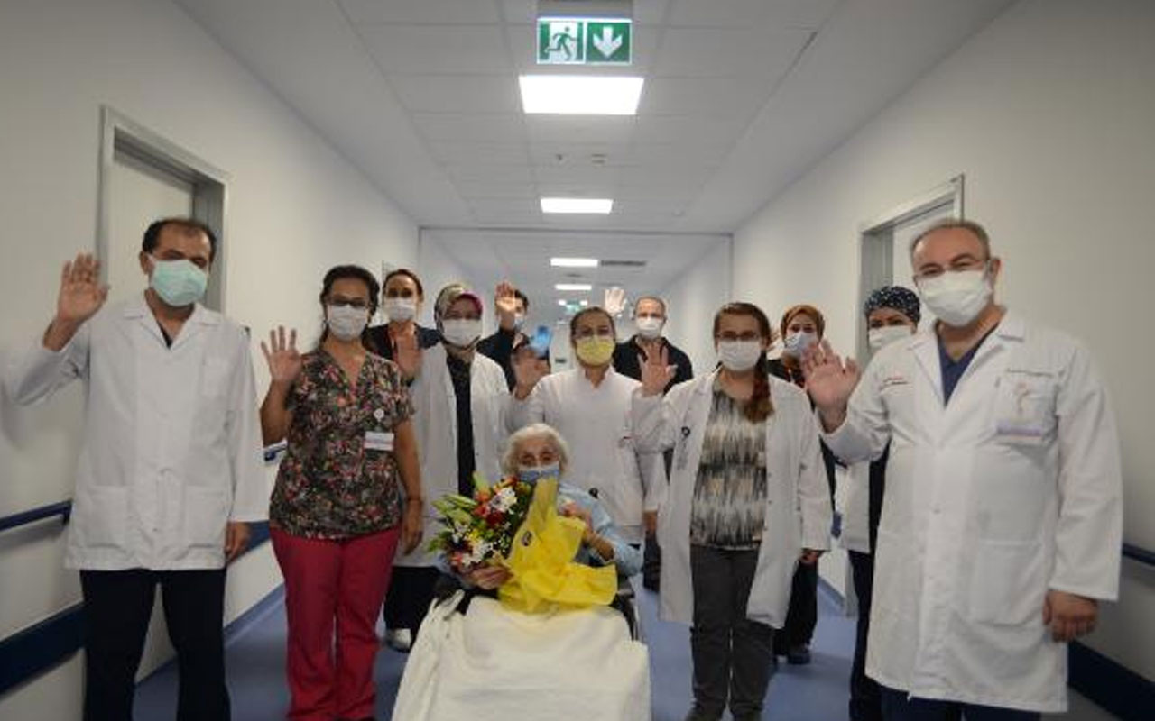 Ankara'dan sevindiren haber! 94 yaşındaki emekli hemşire koronavirüsü yendi