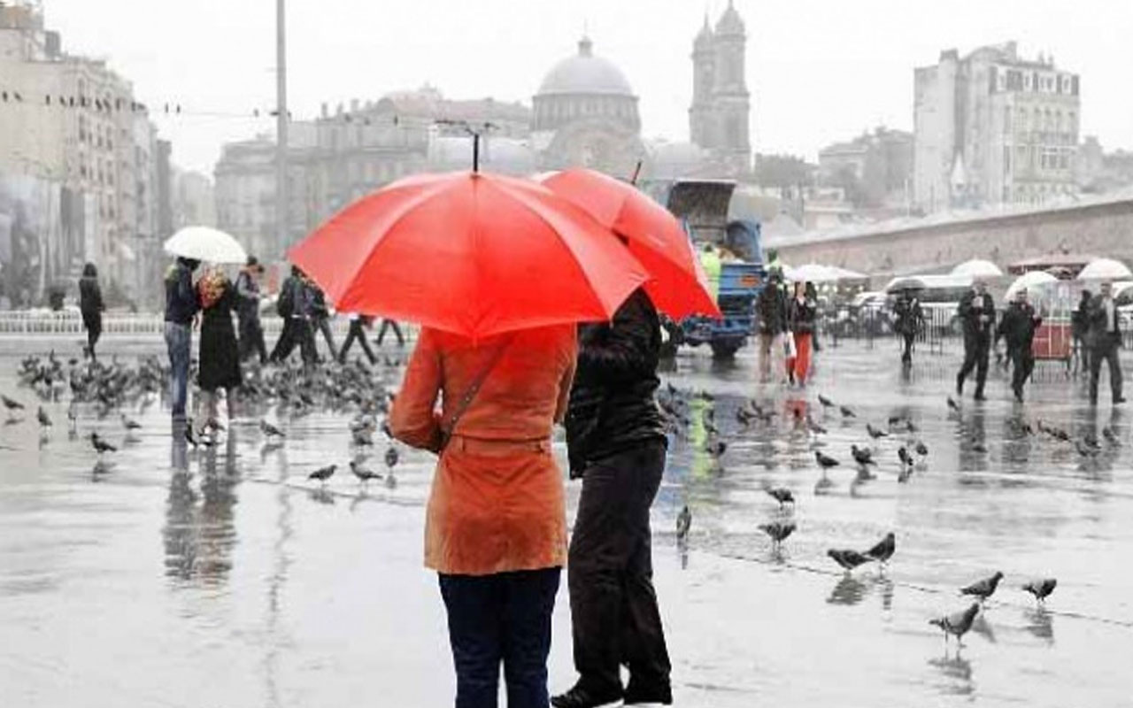 Saati belli! İstanbul dahil birçok ile sağanak yağış uyarısı