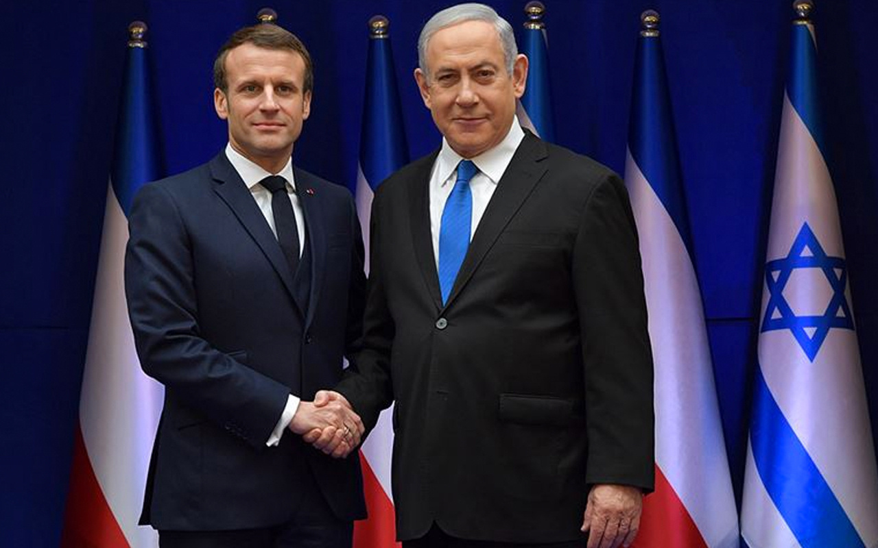 İsrail'den boykot kararları sonrası Macron'a destek! 'Bize de yapılmıştı yanınızdayız'