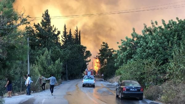 İskenderun'da bir orman yangını daha çıktı! Alevler yerleşim yerlerine yaklaştı