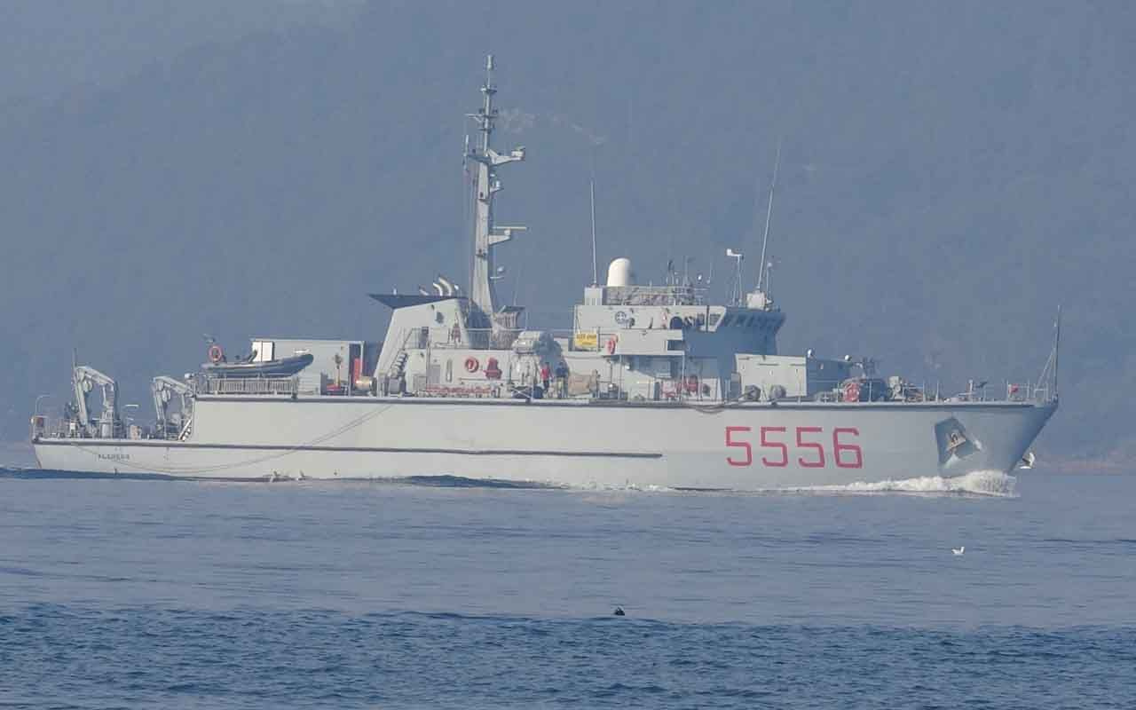 NATO üyesi 4 ülkenin savaş gemisi Çanakkale Boğazı'ndan Marmara Denizi'ne geçti