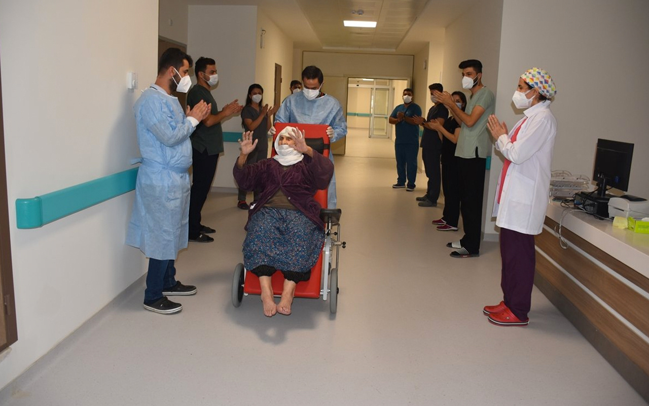 Şırnak'ta 120 yaşındaki kadın koronavirüsü yendi 15 günde atlattı