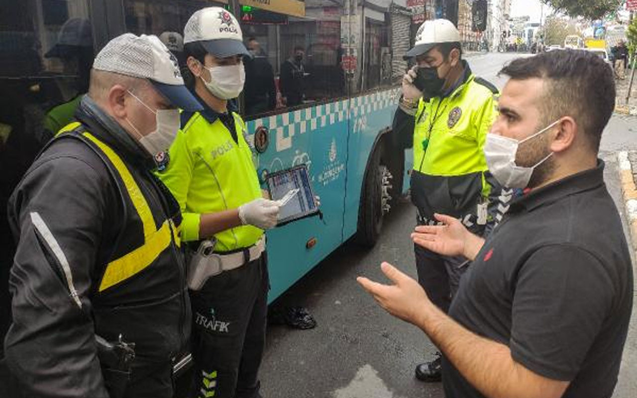 Karantinada olması gerekiyordu! Korona temaslı şoför Beyoğlu'nda yolcu taşırken yakalandı