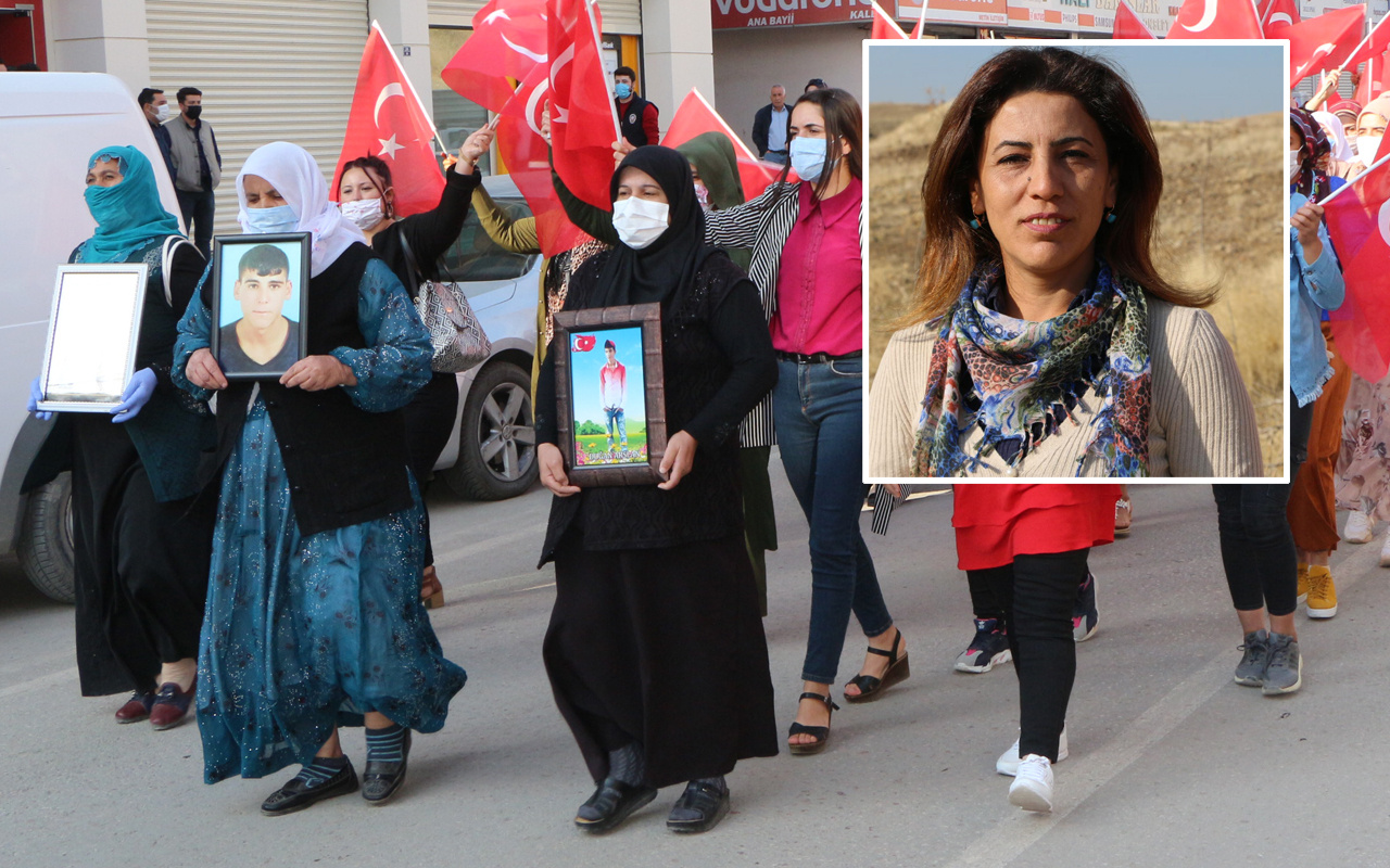 HDP'li milletvekili Nuran İmir kadınların teröre tepki eylemini engellemek istedi