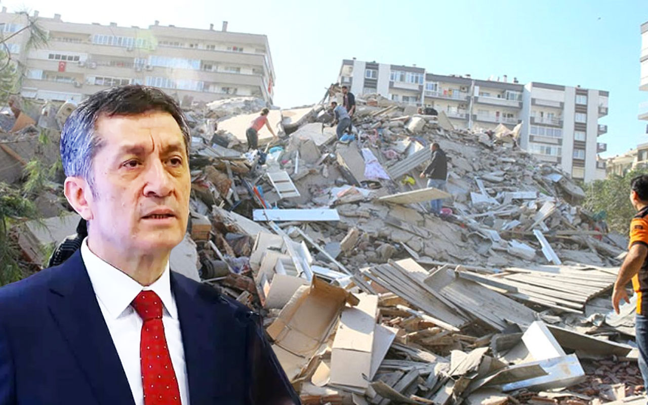 Son dakika İzmir'de deprem nedeniyle eğitime bir hafta ara! Bakan Selçuk açıkladı