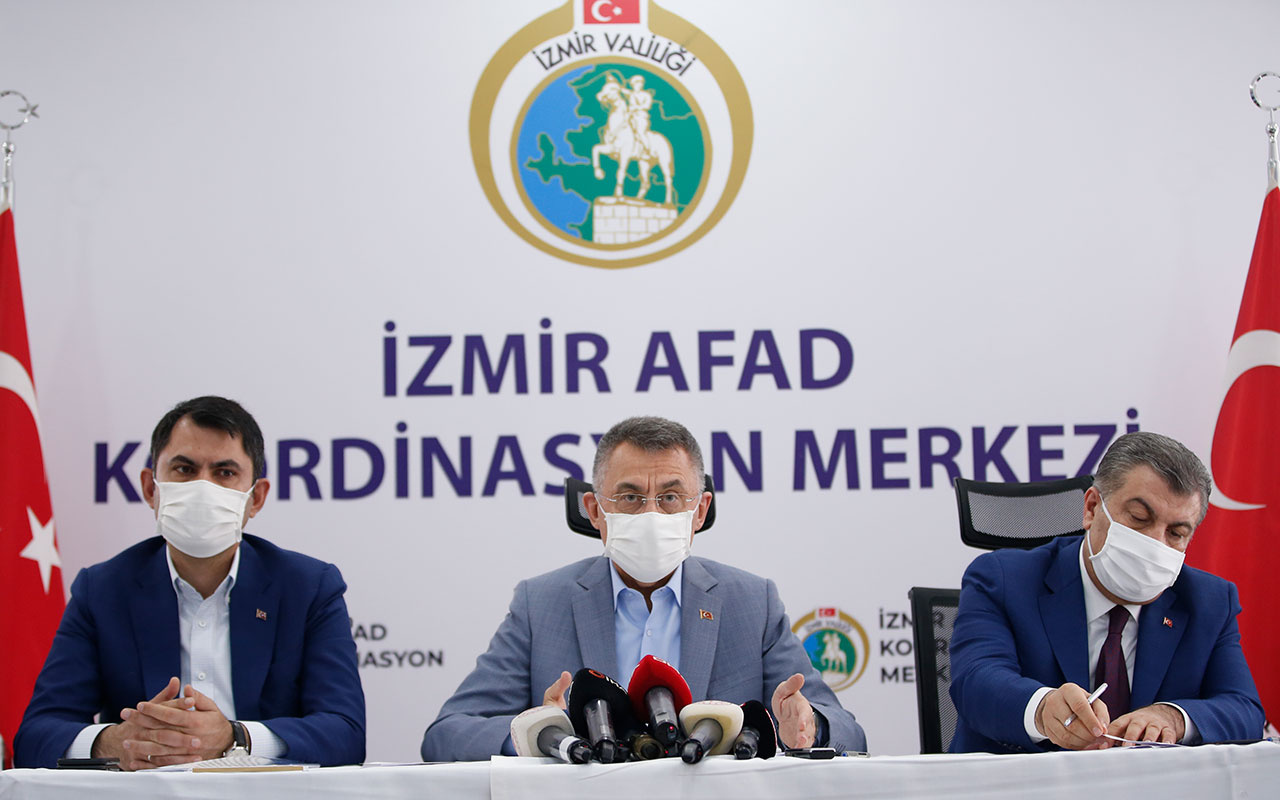 İzmir depreminin son bilançosu! Cumhurbaşkanı Yardımcısı Fuat Oktay açıkladı