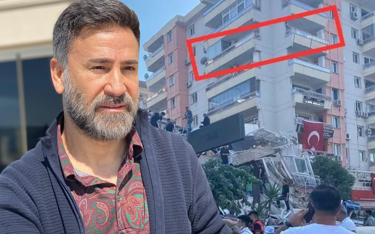 İzmir depreminde İzzet Yıldızhan hayatının şokunu yaşadı! Meğer yıkılan binanın...