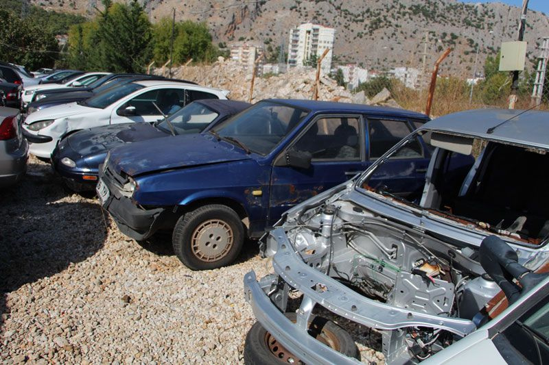 Haciz sebebiyle otoparka çekilecek araçlarda akılalmaz oyun