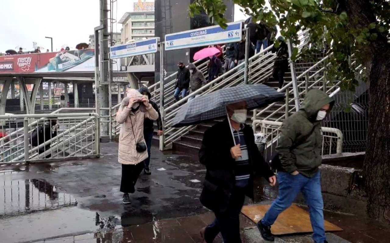 Meteoroloji'den İstanbul için kuvvetli yağış uyarısı! BUDO seferleri iptal etti