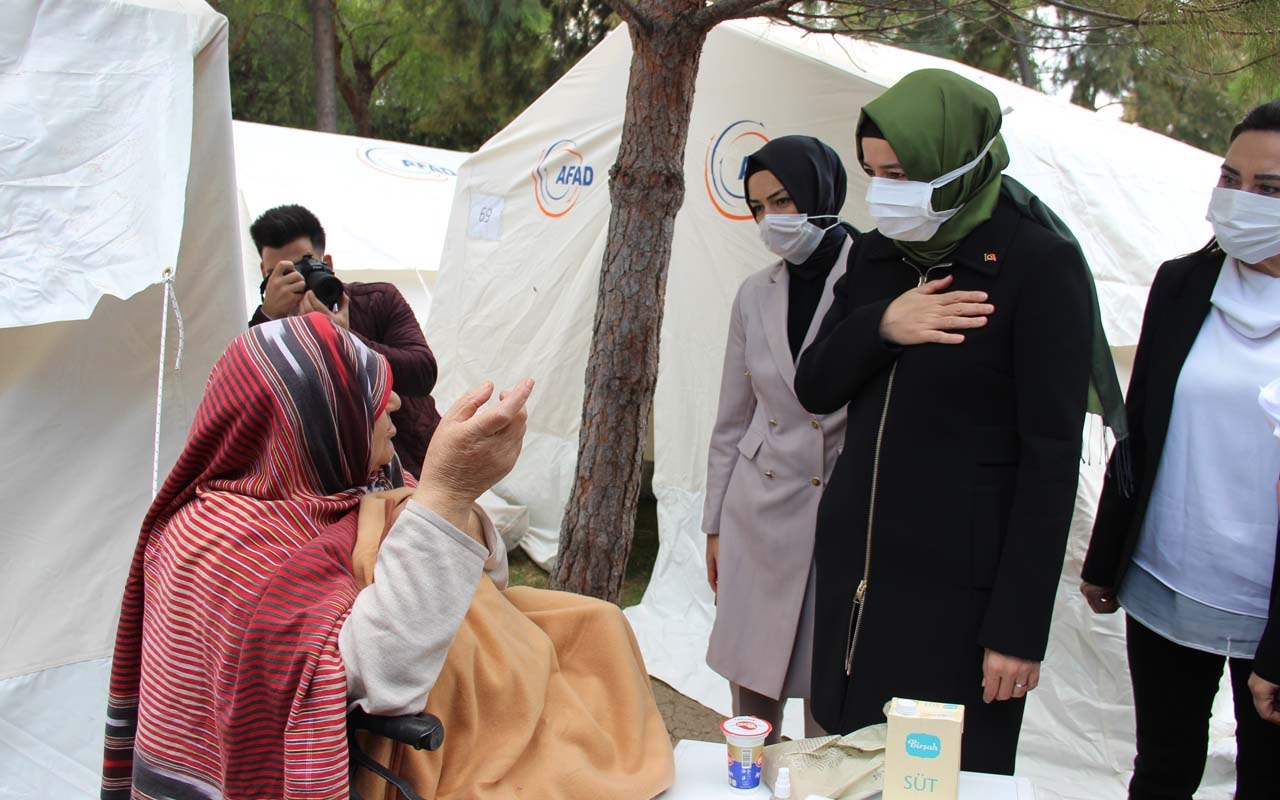 İzmir'de deprem çadırında Trabzonlu ninenin diyaloğu izleyenleri gülümsetti