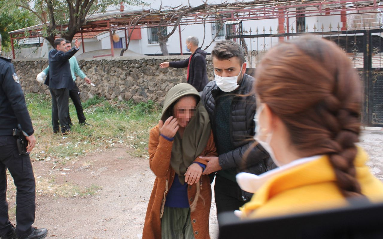 Aksaray'da annesini önce dövdü sonra boğazına bıçak dayayıp rehin aldı