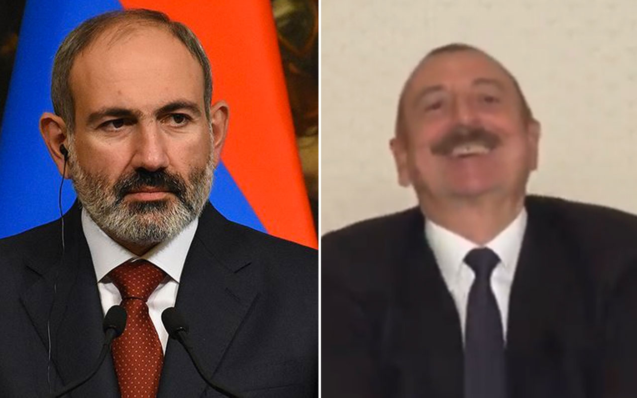 Ermenistan yenilgiyi kabul etti imzayı attı Aliyev böyle kendinden geçti ne oldu Paşinyan