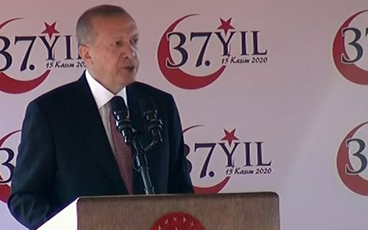 Cumhurbaşkanı Erdoğan'dan KKTC'de flaş mesajlar! Artık tahammülümüz kalmadı